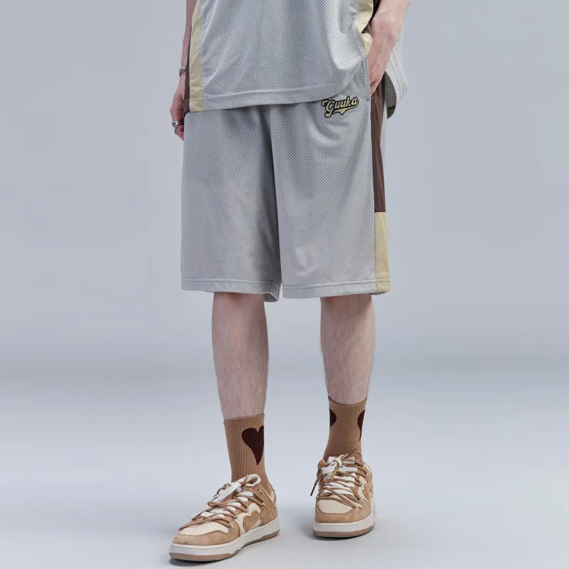 Guuka Casual Shorts Men Gray-5