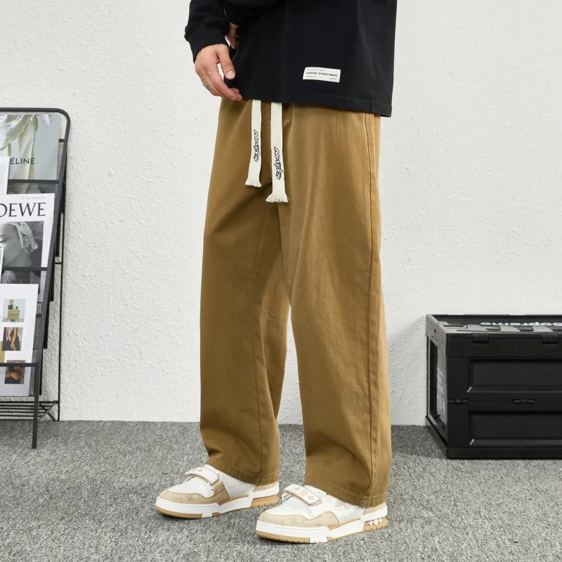 NFWYS Straight Casual Pants Fall Unisex-16