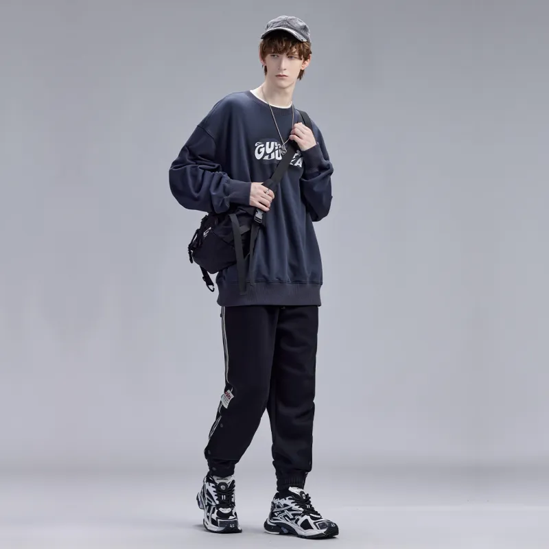 Guuka Crewneck Sweatshirt Men's Dark Gray-3