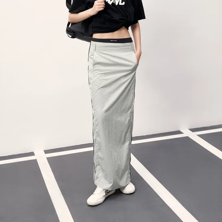 Feiyue X MO&CO Dafu Feiyue Cooperation Series Casual Long Skirts Women's-4