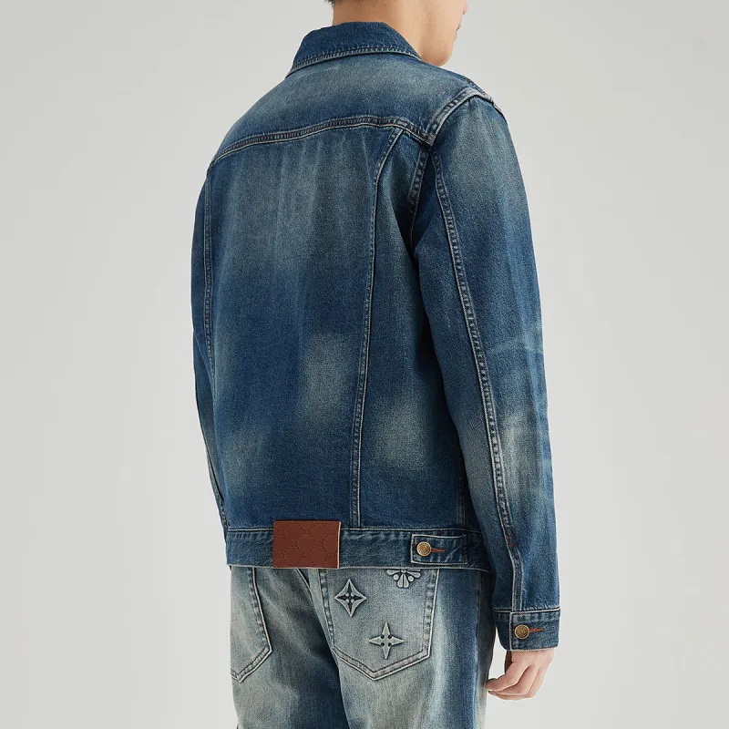 23R+ Denim Jackets Men Blue-5