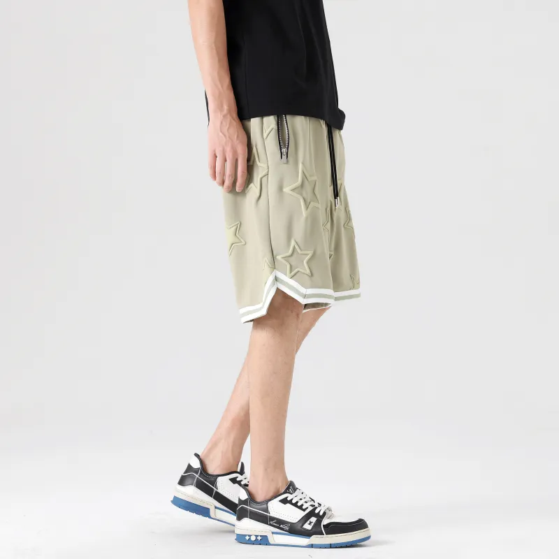 UNKNOWTAL Casual Shorts Unisex Gray Green-10