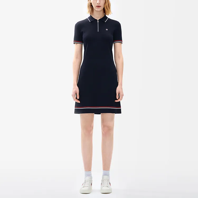 FILA Short Sleeved Dress Women's Legend Blue-2