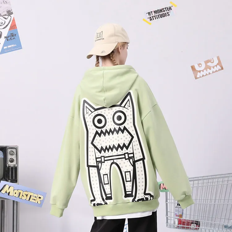 Bt Hooded Loose Fit Sweatshirt Unisex-9