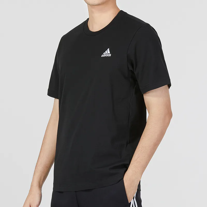 Adidas ESSENTIALS T Shirt Men's Black-4