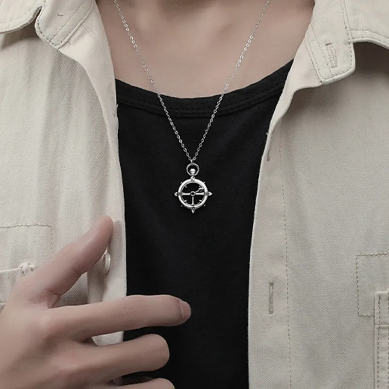 LISM Necklaces Women's Compass Necklace-1