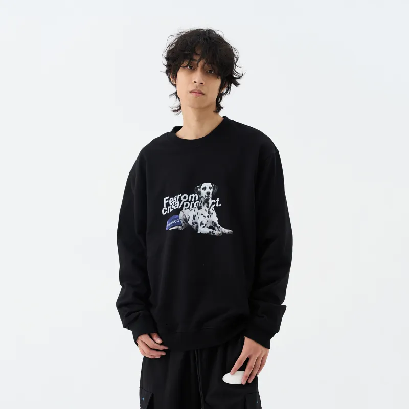 FEAROM Crew Neck Loose Fit Sweatshirt Unisex-9