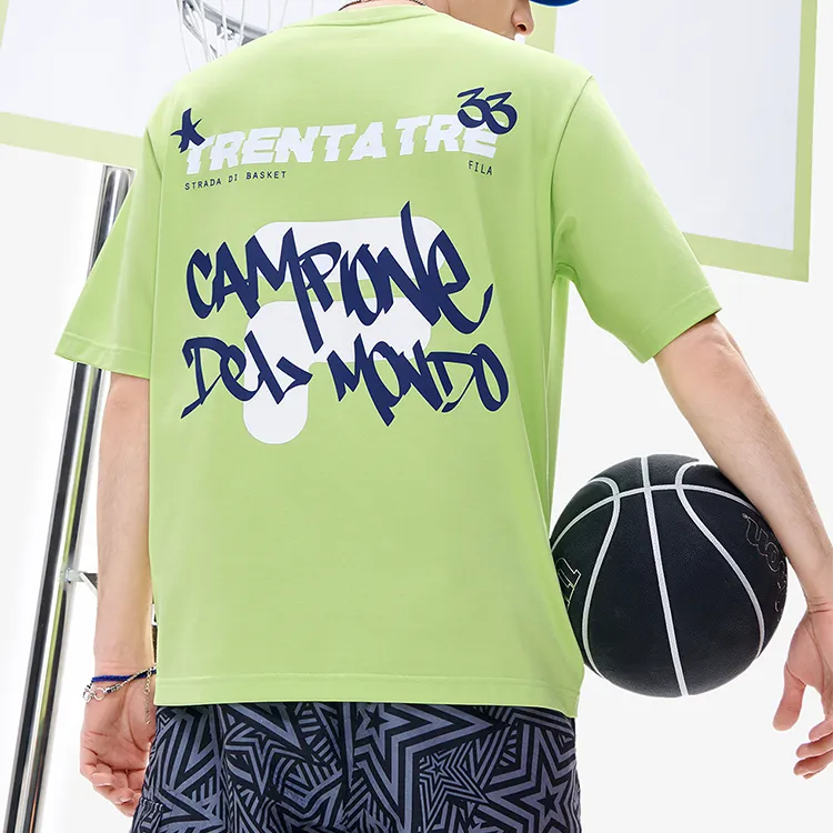 FILA FUSION T Shirt Men's Arugula Green-4