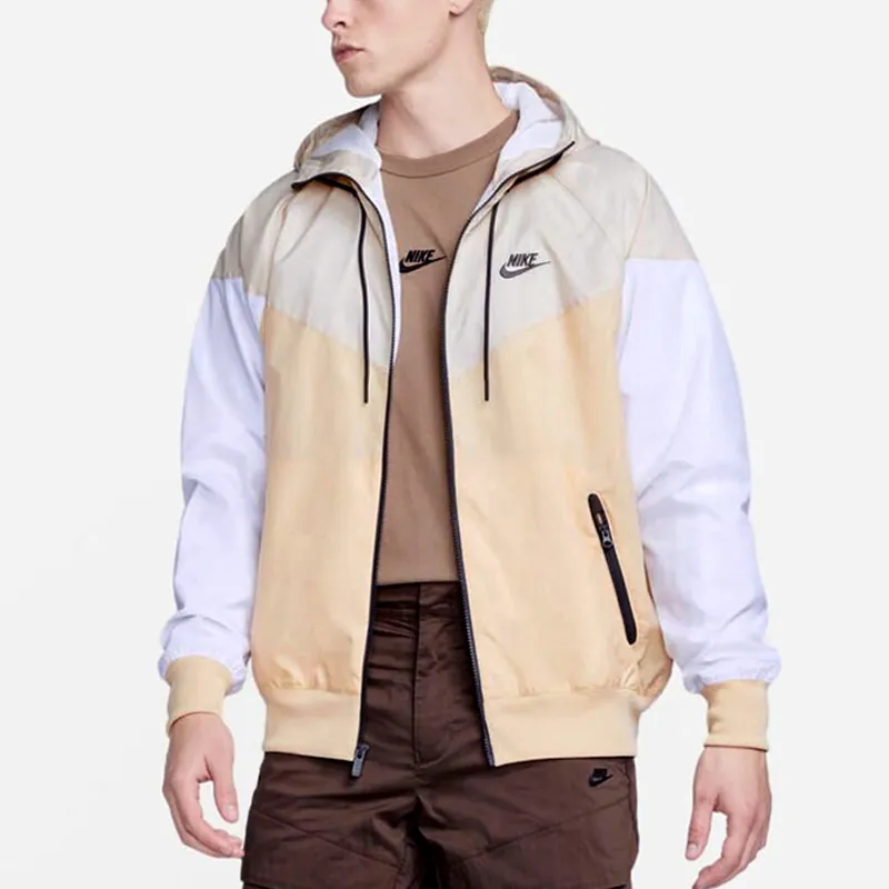 Nike Jackets Men Beige Yellow/Sand/White Gray-4