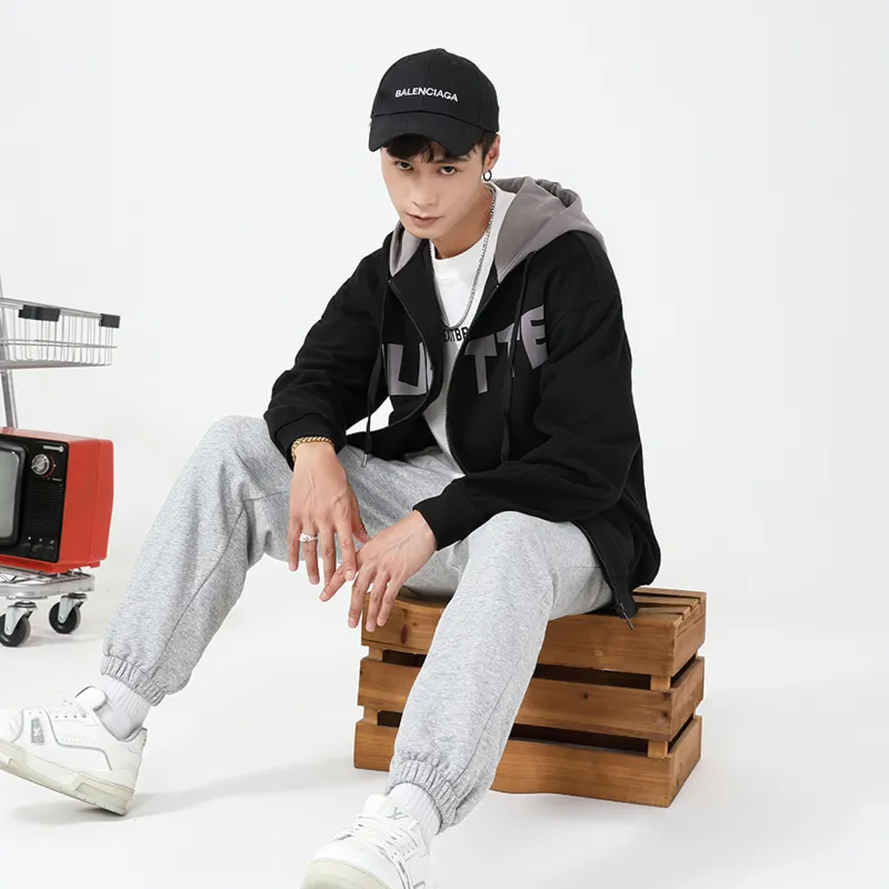 Yvette Hooded Loose Fit Sweatshirt Fall Unisex-4
