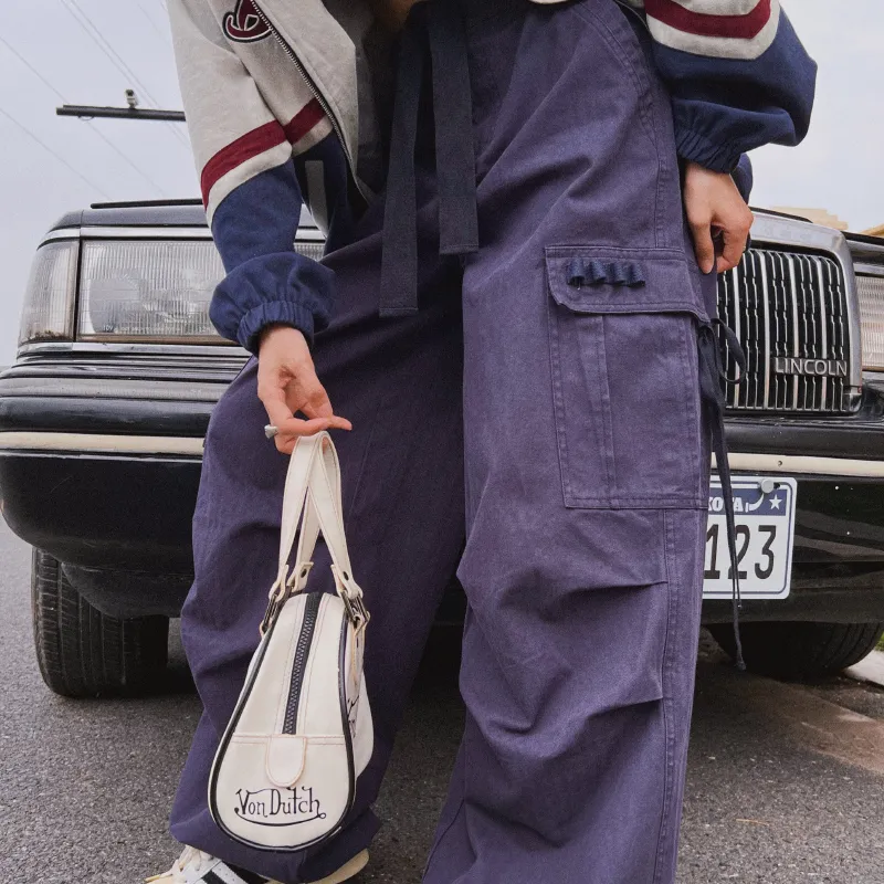 BEERBRO Casual Pants Unisex Navy Blue-3