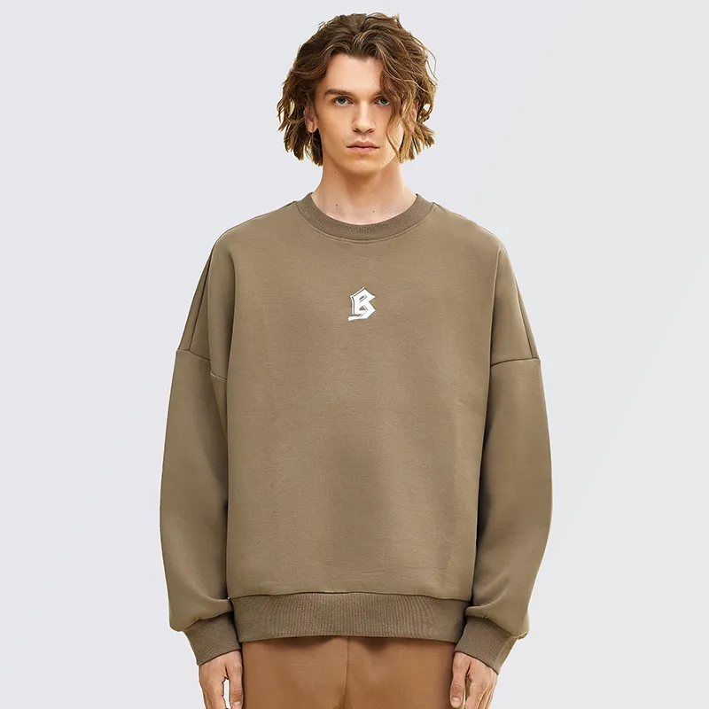BAGGL Crew Neck Loose Fit Regular Sweatshirt Unisex-2