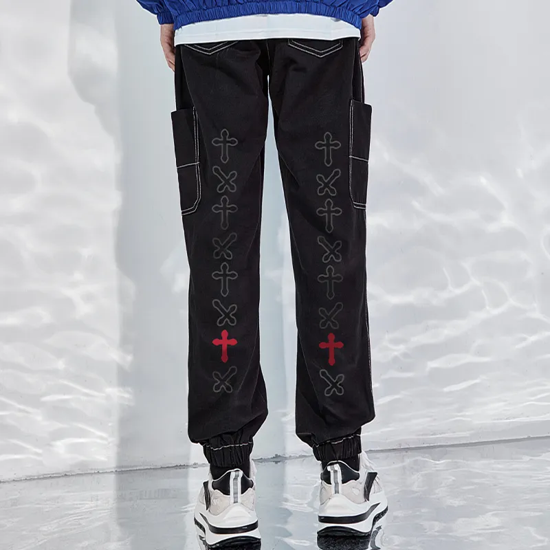 SANSYAS Jeans Unisex Black-6