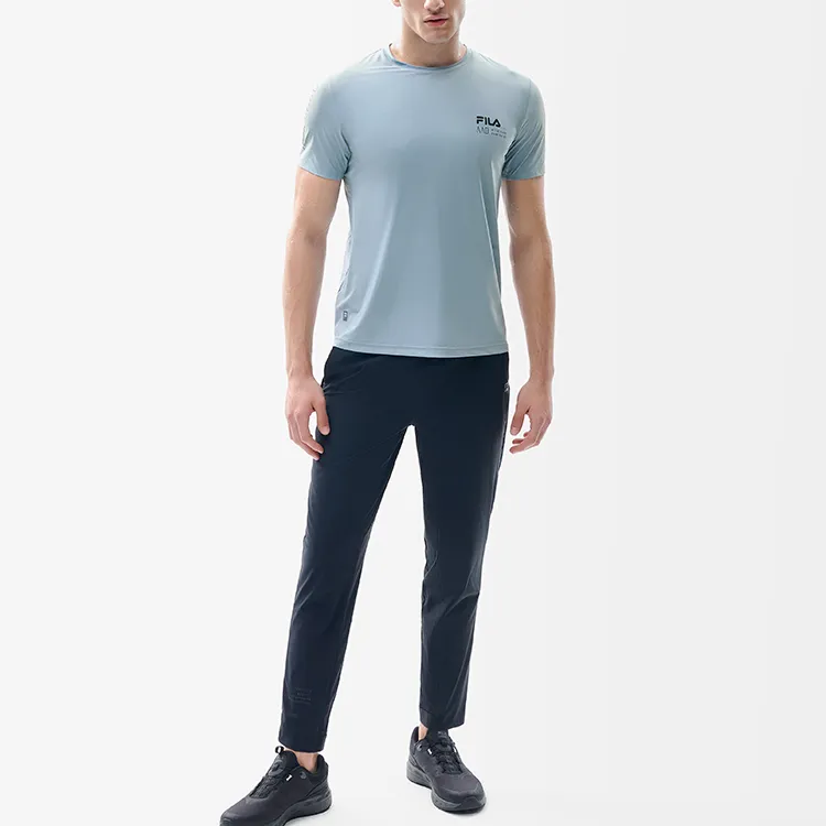 FILA Athletics T-Shirt Men's Ash Gray Blue-2