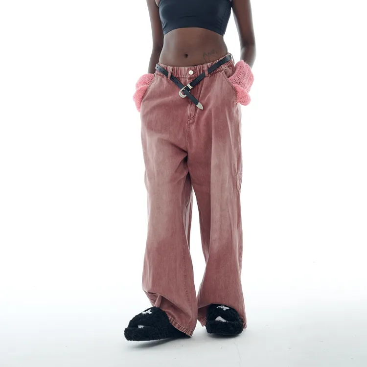 ANTERIORLOVED Wide Leg Jeans Unisex-3