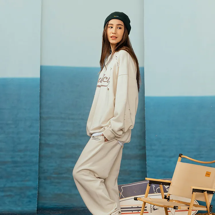 Nautica White Sail Sweatshirt Unisex-9
