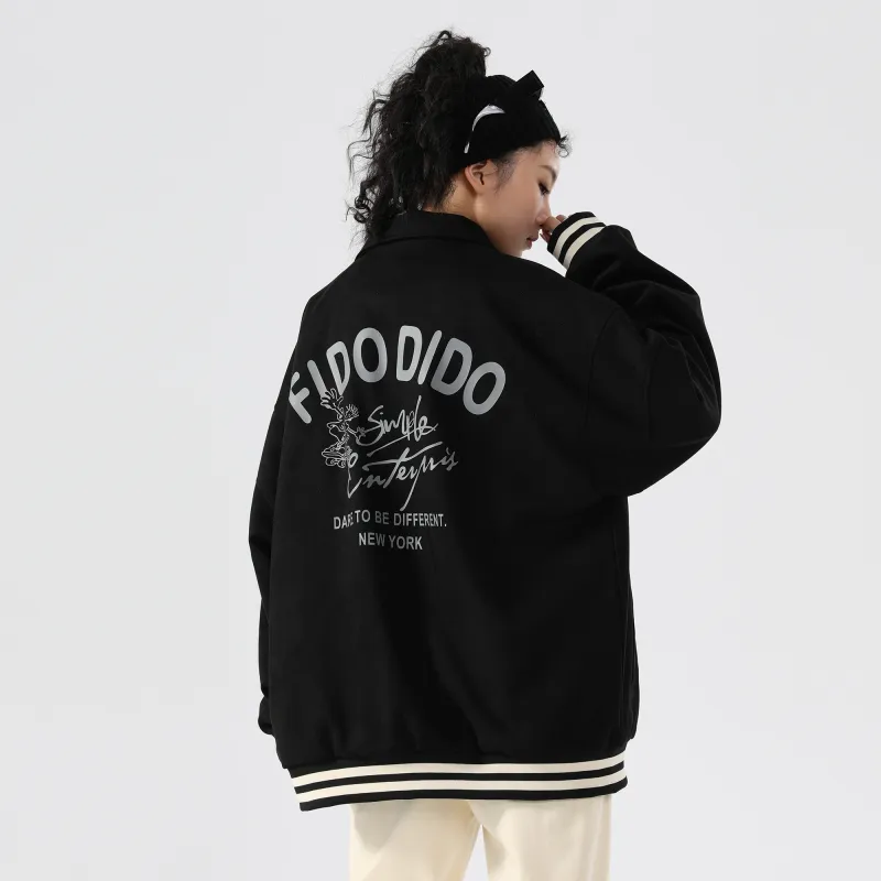 FIDO DIDO Baseball Jerseys Unisex-5