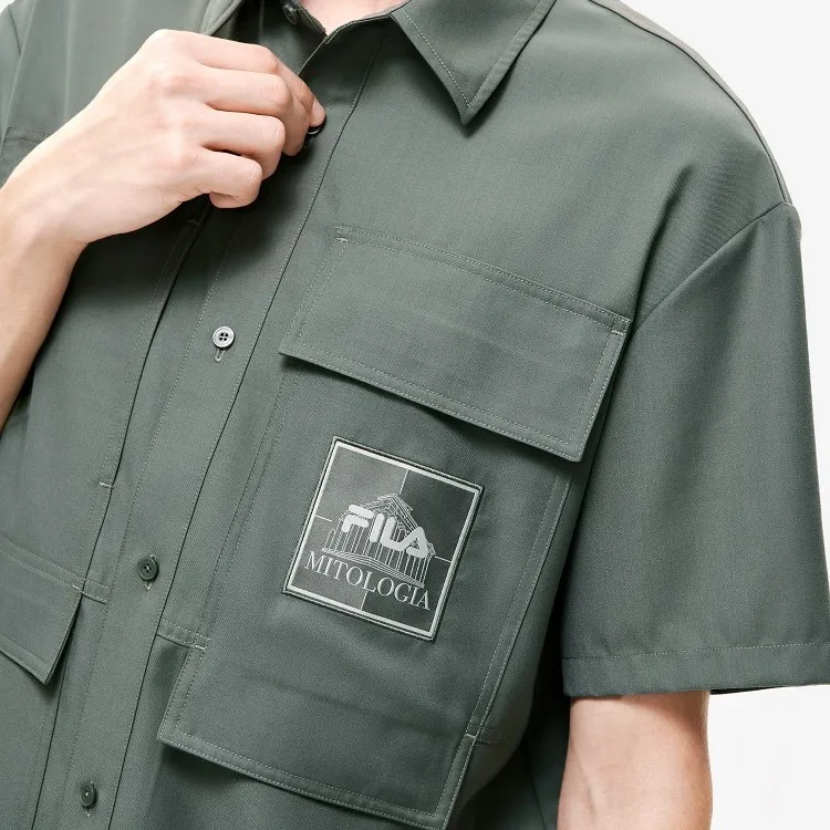 FILA Shirts Men Jin Stone Green-4