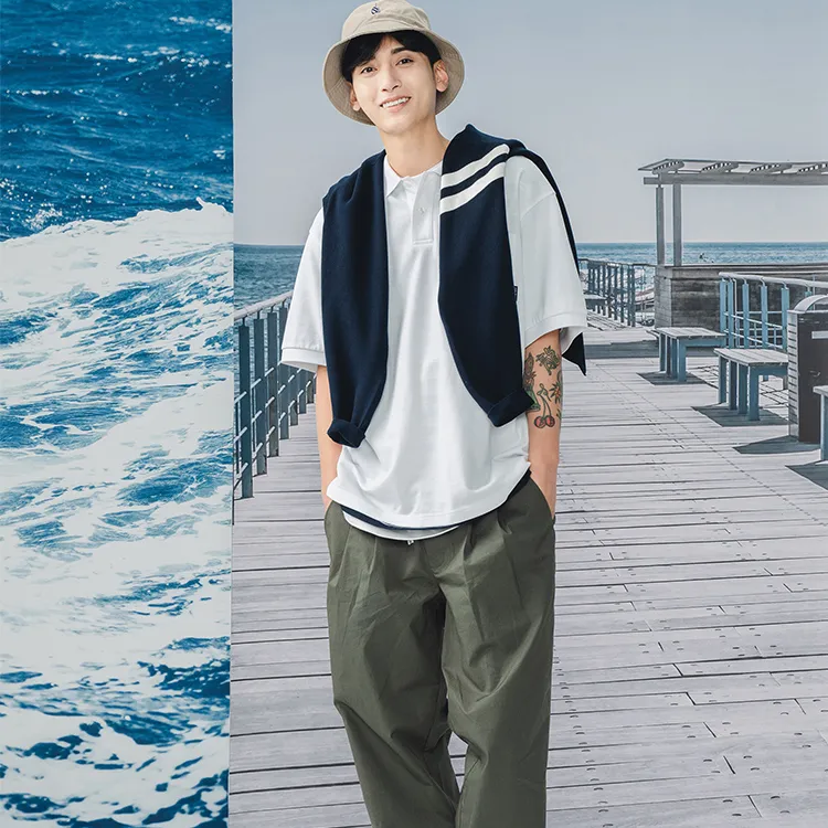 Nautica White Sail Nautica White Sail SS22 Polo Shirts Unisex-7