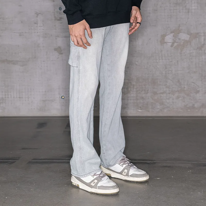 XINYINSU Jeans Unisex-13