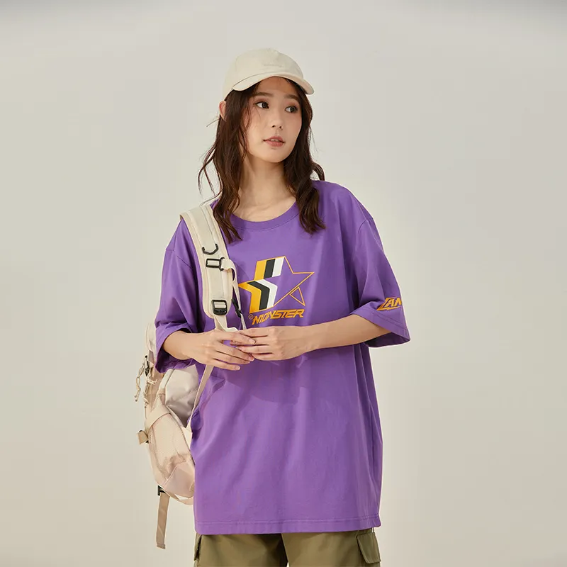 361° T Shirts Unisex Bellflower Purple-2