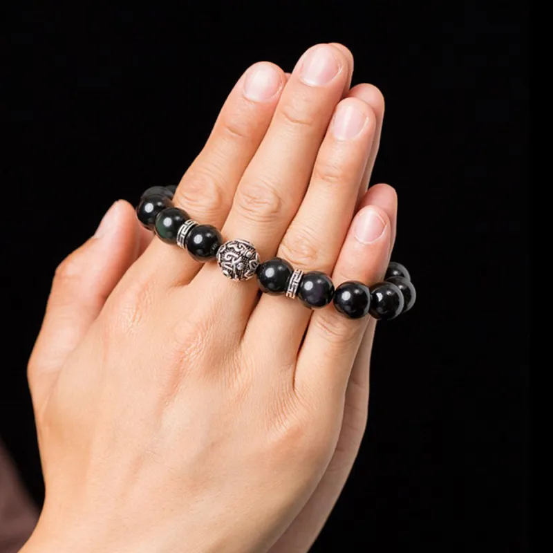 YINCHIE Obsidian Bracelets Men's-1