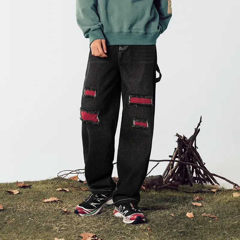 TIKIMOMOKA Jeans Unisex Black-2