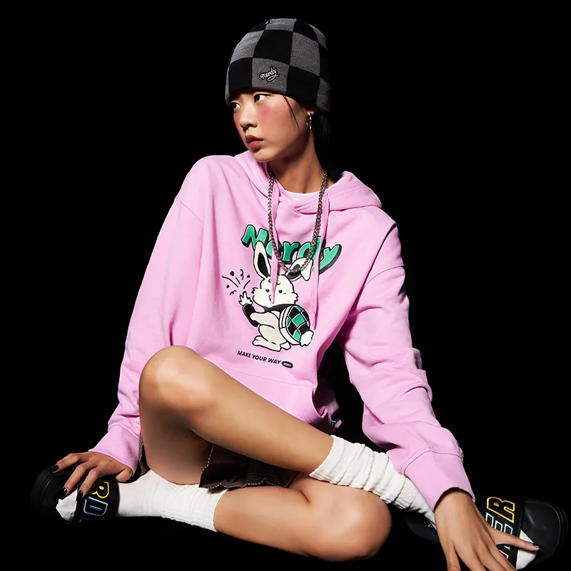 Nerdy Sweatshirts Unisex Pink-2