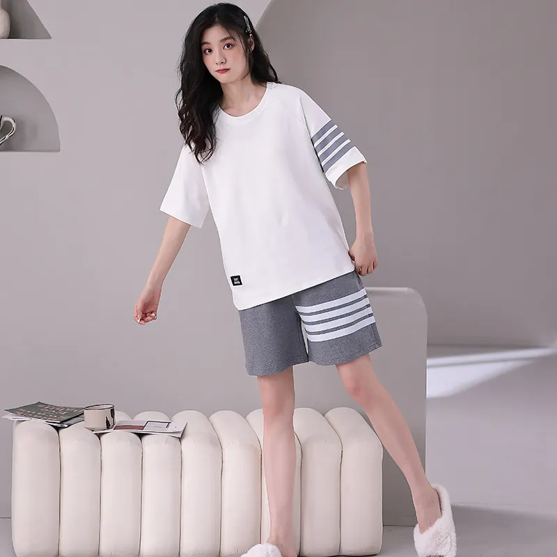 XUANZHITING Pajama Set Women's Practical Box White-6