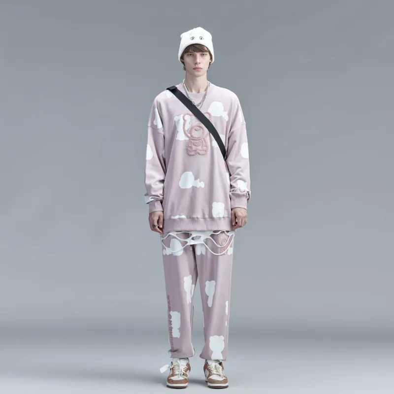 Guuka Sports Pants Unisex Dark Pink-2