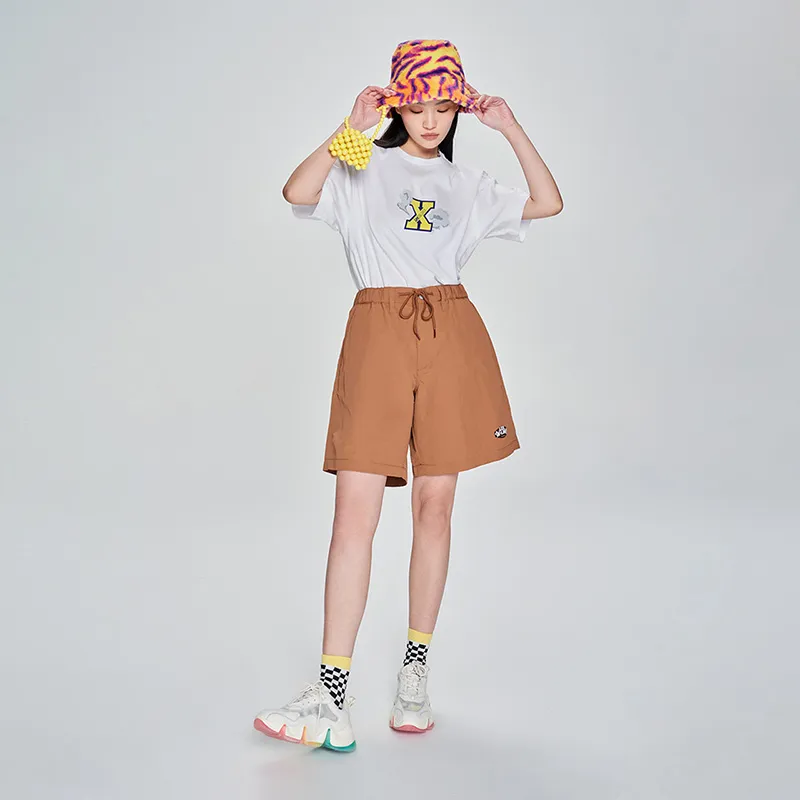 Lee Xline Casual Shorts Unisex Brown-5