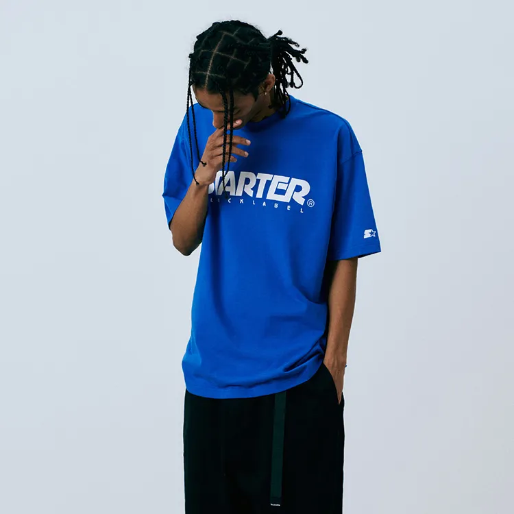 STARTER Drop Shoulder Sleeve T Shirt Unisex-19