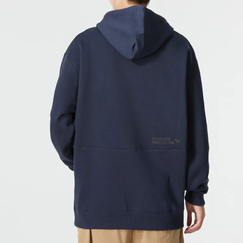 PUMA Sweatshirts Men Navy Blue-3