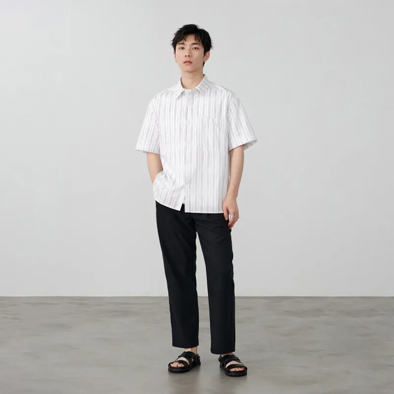 A.B.X Summer Thin Ankle Length Casual Pants Men's-17