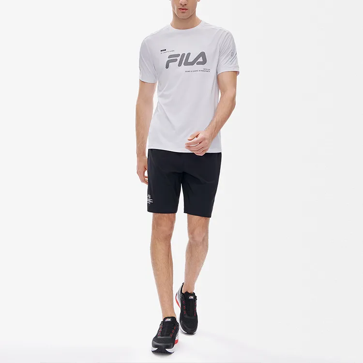 FILA Athletics Set in Sleeve T Shirt Men's Jade White-2