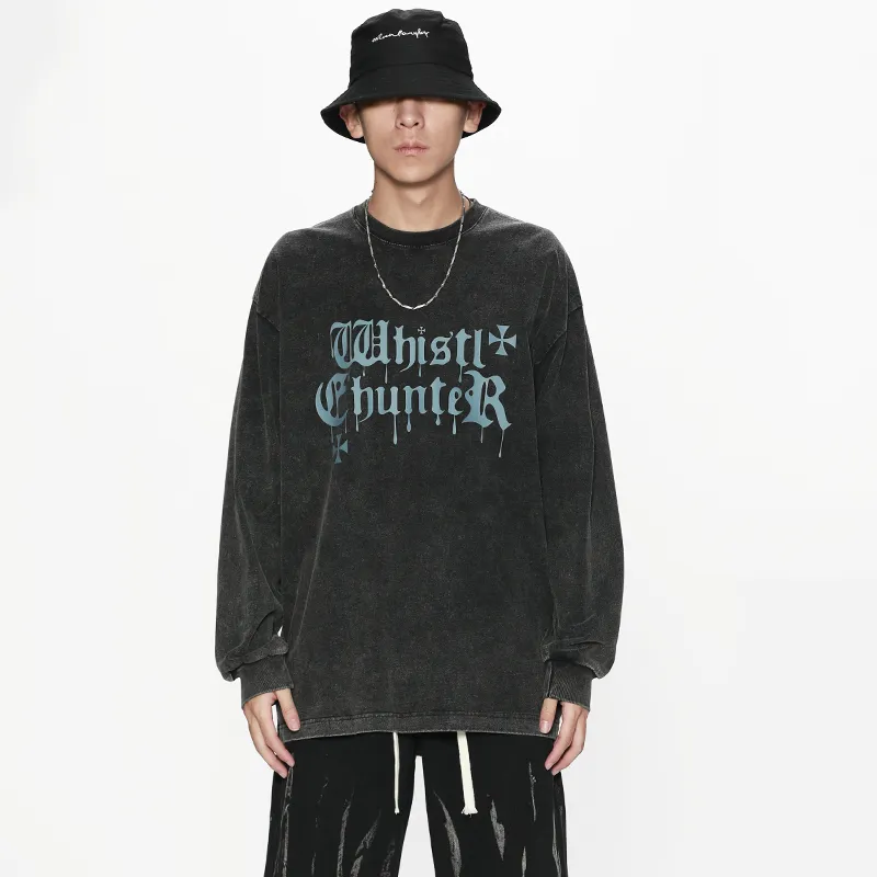 WHISTLEHUNTER T Shirts Men Black-2