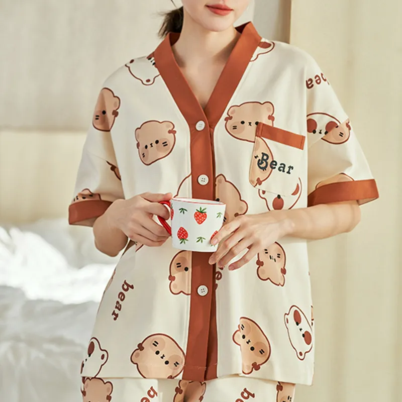 Xiang Ning Pai Women's Pajama Sets-4