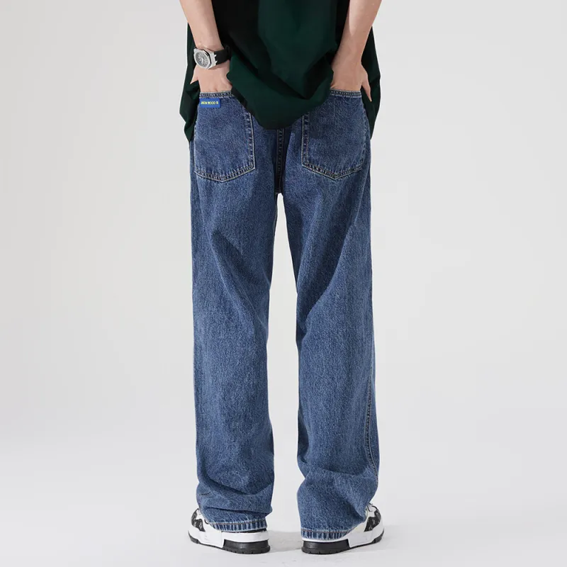 JASONWOOD Straight Jeans Men's Dark Blue-6