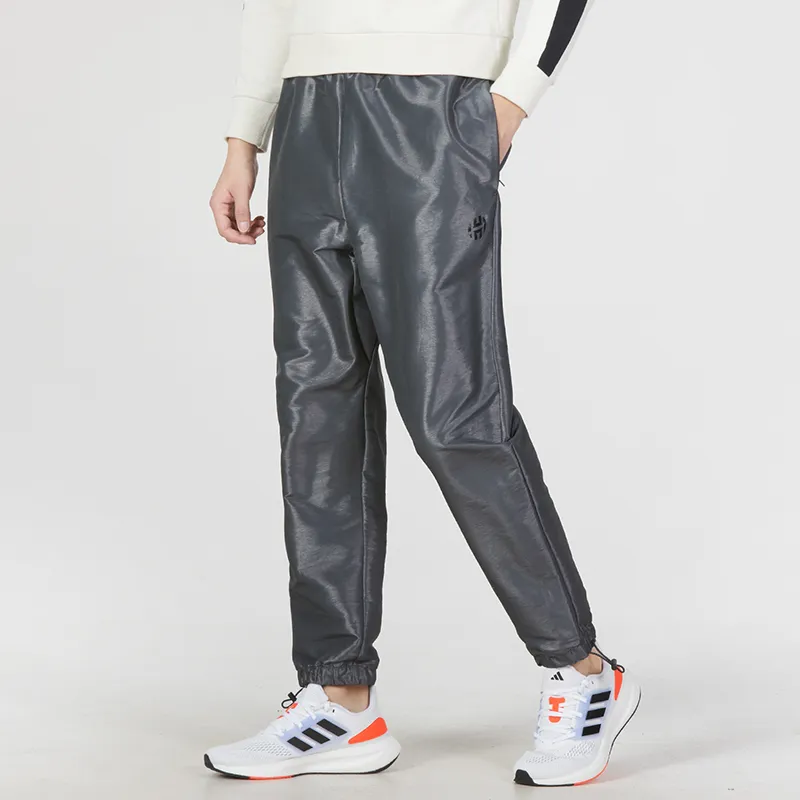 Adidas Knitted Sweatpants Men Dark Gray-4