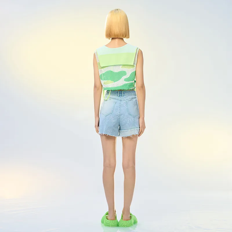 CHAU·RISING Chaurising Our Utopia Series Knitwear Women's Light Green-2