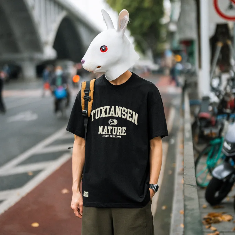 Rabbit House Summer T Shirt Men's-12