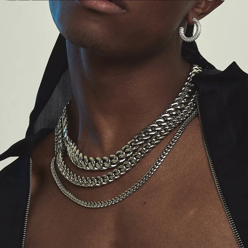 Cooraree Necklaces Unisex Silver-3
