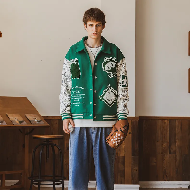 WAYNEXZAVIER x Kupaji Jacket Men's Green-2