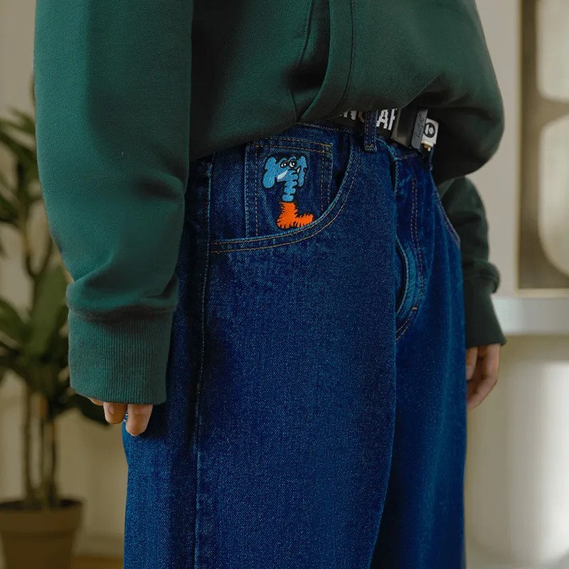 MIND ERROR Jeans Unisex-7