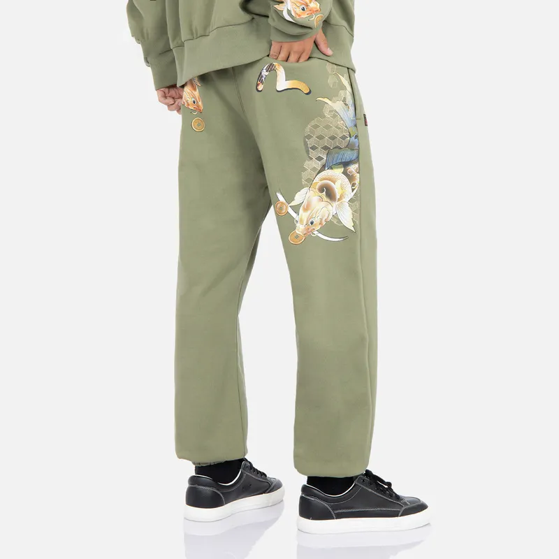 EVISU Knitted Sweatpants Men-3