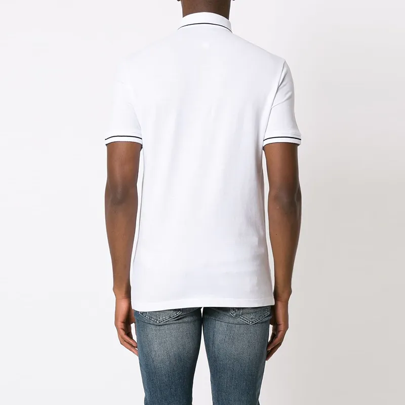 ARMANI EXCHANGE Polo Shirts Men White-3