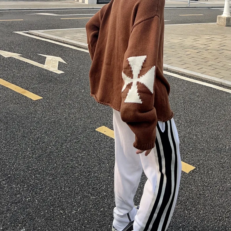 Askyurself Sweaters Unisex Light Brown-4