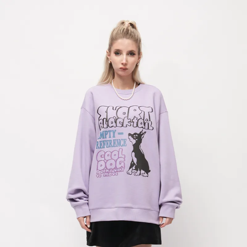 EMPTY REFERENCE Sweatshirt Unisex Purple-3