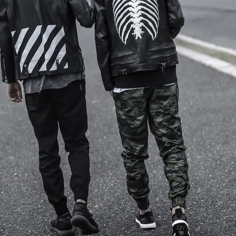 ENSHADOWER Knitted Sports Pants Unisex Camouflage-8
