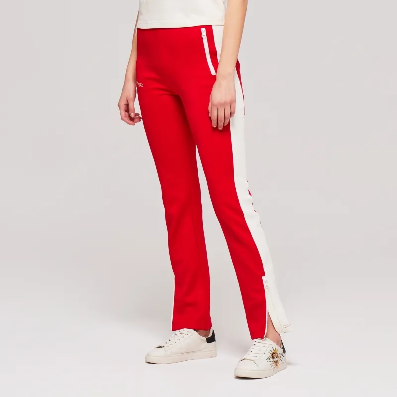 Ed Hardy Casual Pants Women's Warm Neon Rose Red E1PBW415-4